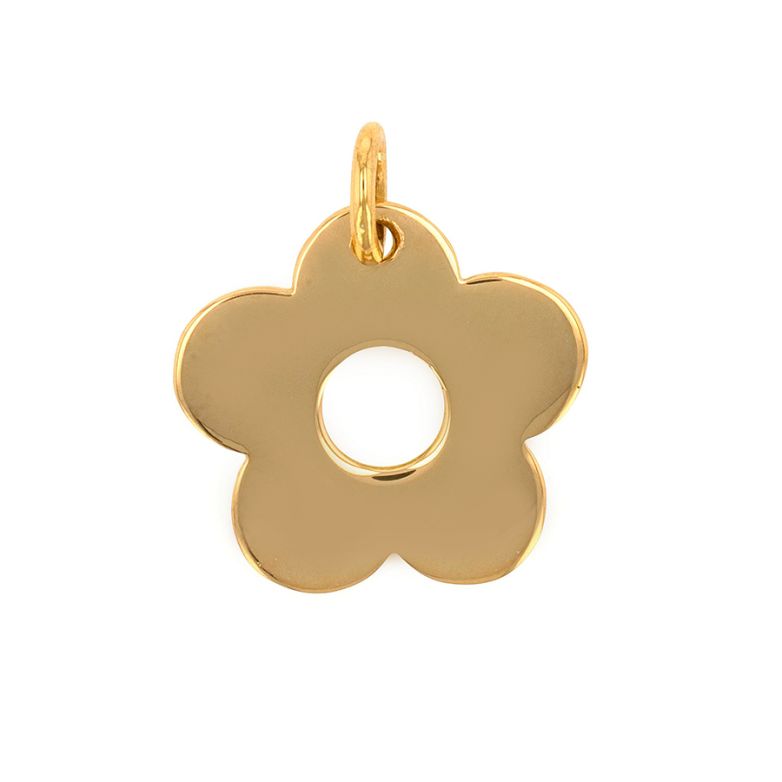 Pendentif fleur or jaune 3.59g Comme neuf -  reconditionné disponible sur Gemme Les Bijoux